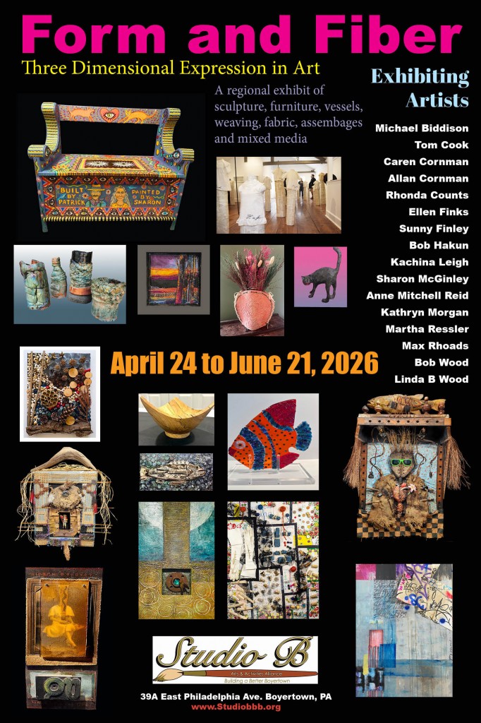 Studio B Form and Fiber Poster loRes proof 2026