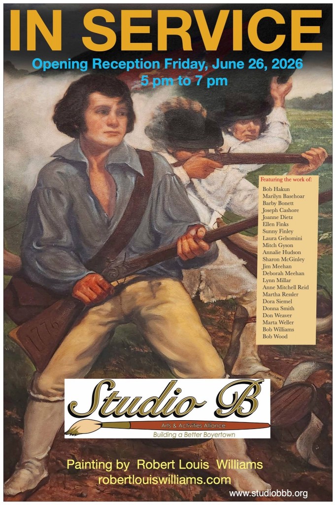 in service postcard