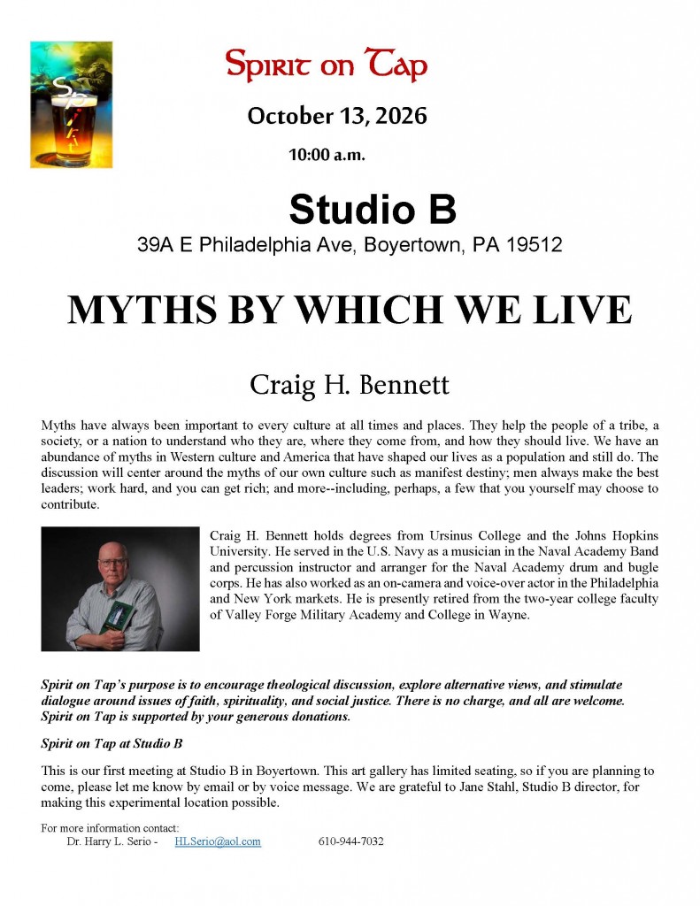 Spirit on Tap - October 13, 2026